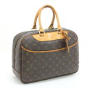 $$【中古】LOUIS VUITTON ルイヴィトン モノグラム ボーリング・ヴァニティ(旧名 ドーヴィル) M47270 ブラウン Bランク