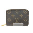 ▼▼【中古】LOUIS VUITTON ルイヴィトン レディース コンパクトウォレット モノグラム ジッピー・コインパース M60067 ブラウン Bランク