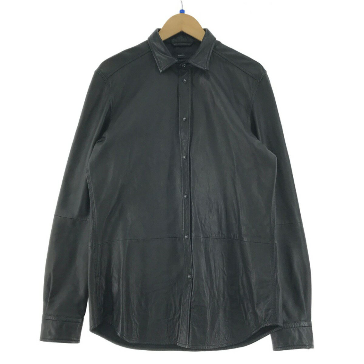 ▼▼【中古】DIESEL ディーゼル レザージャケット rn93243 ca25594 ブラック Bランク