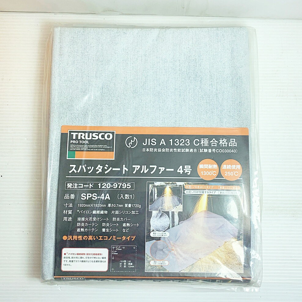 ♭♭【中古】TRUSCO トラスコ スパッタシートアルファー4号　 SPS-4A Sランク