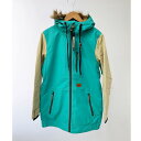 ◆◆【中古】Hosefeathers スキーウェア Sサイズ タグ付 エメラルドグリーンベージュ Sランク