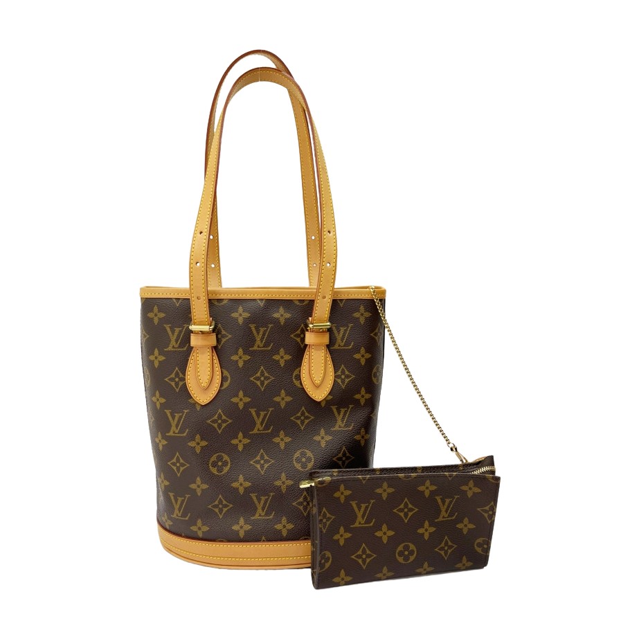 ◆◆【中古】LOUIS VUITTON ルイヴィトン モノグラム プチ・バケット トートバッグ M42238 Bランク