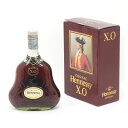 $$【中古】Hennessy ヘネシー X.O グリーンボトル 金キャップ 40度 700ml コニャック 箱付き Sランク 未開栓