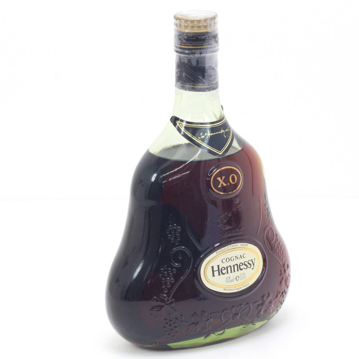 $$【中古】Hennessy ヘネシー X.O グリーンボトル 金キャップ 40度 700ml コニャック Nランク 未開栓