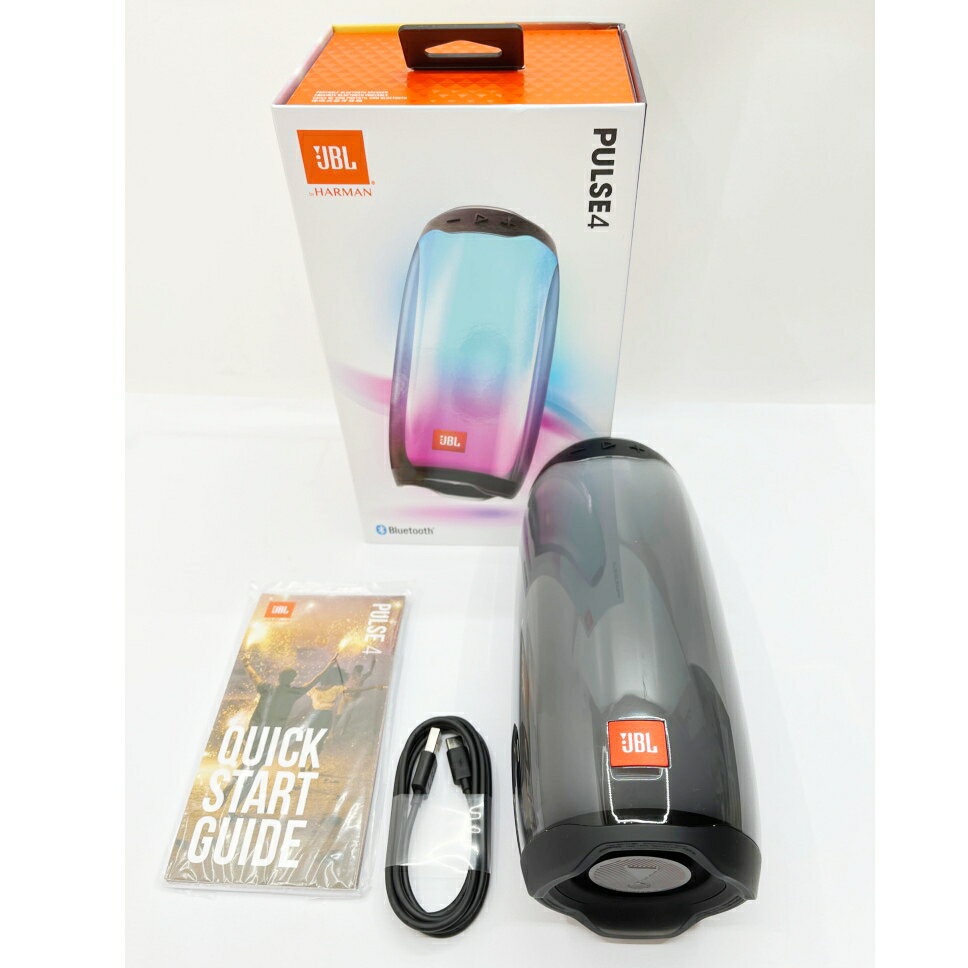 ◆◆【中古】JBL ジェー・ビー・エル ポータブルBTスピーカー Bluetooth対応　防水 PULSE 4 ブラック Aランク