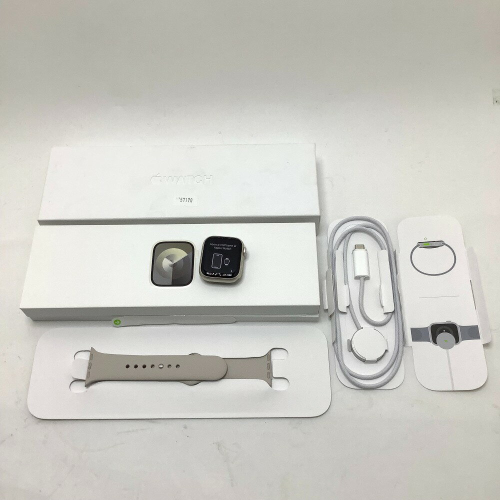 ▲▲【中古】Apple アップル Apple Watch Series 9 41mm スターライト アップルウォッチ MR8T3J/A Bランク