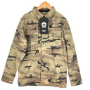 $$【中古】SESSIONS セッションズ スノボウェア ポンデットフリース カモフラ STEADFAST SHIRT / MEN'S SM カーキ Sランク