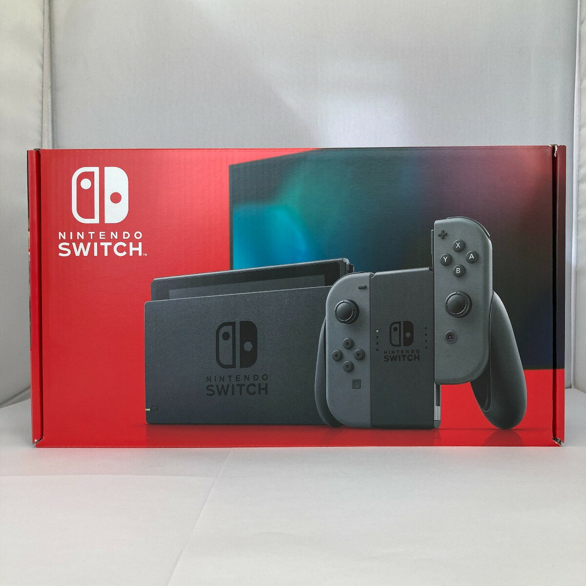 □□【中古】Nintendo ニンテンドウ Nintendo Switch HAD-S-KAAAA グレー Bランク