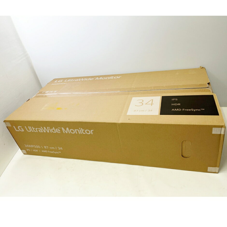 ◆◆【中古】LG エルジー 34インチ ウルトラワイドモニター 非光沢 34WP500 Nランク