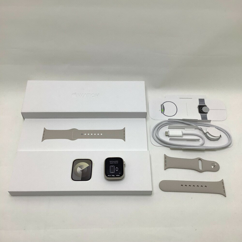 ▲▲【中古】 Apple Watch Series9 41mm スターライト アップルウォッチ 64GB MR8T3J/A Bランク