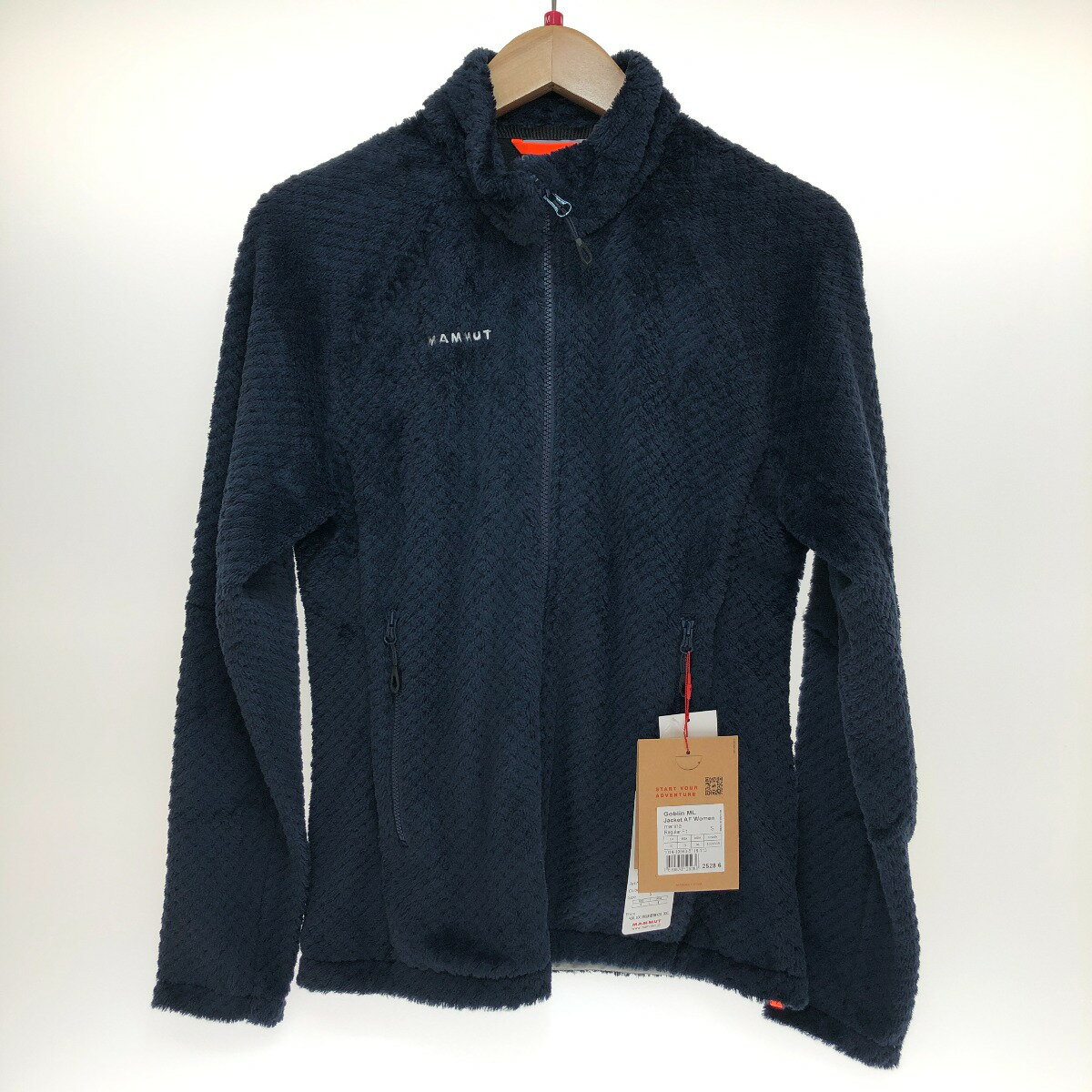 □□【中古】MAMMUT マムート ゴブリンミッドレイヤージャケット Mサイズ 1014-19563 ネイビー Aランク