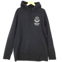 $$【中古】MONCLER モンクレール GENIUSジーリアス1952UNDEFEATEDアンディフィーテッドMAGLIAGIROCOLLO サイズXL ブラック Bランク