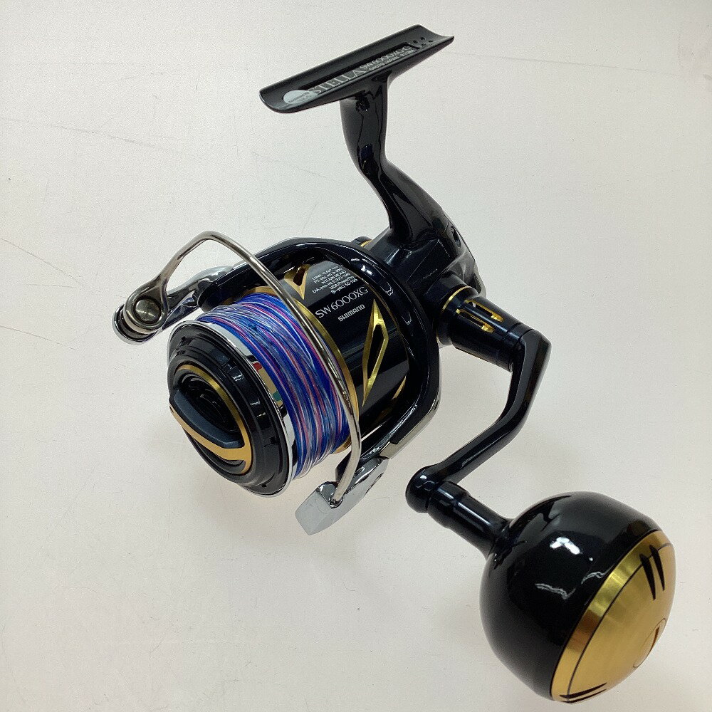 §§【中古】SHIMANO シマノ 釣り用品 リール スピニングリール 程度A 20ステラSW 6000XG 04079 Aランク