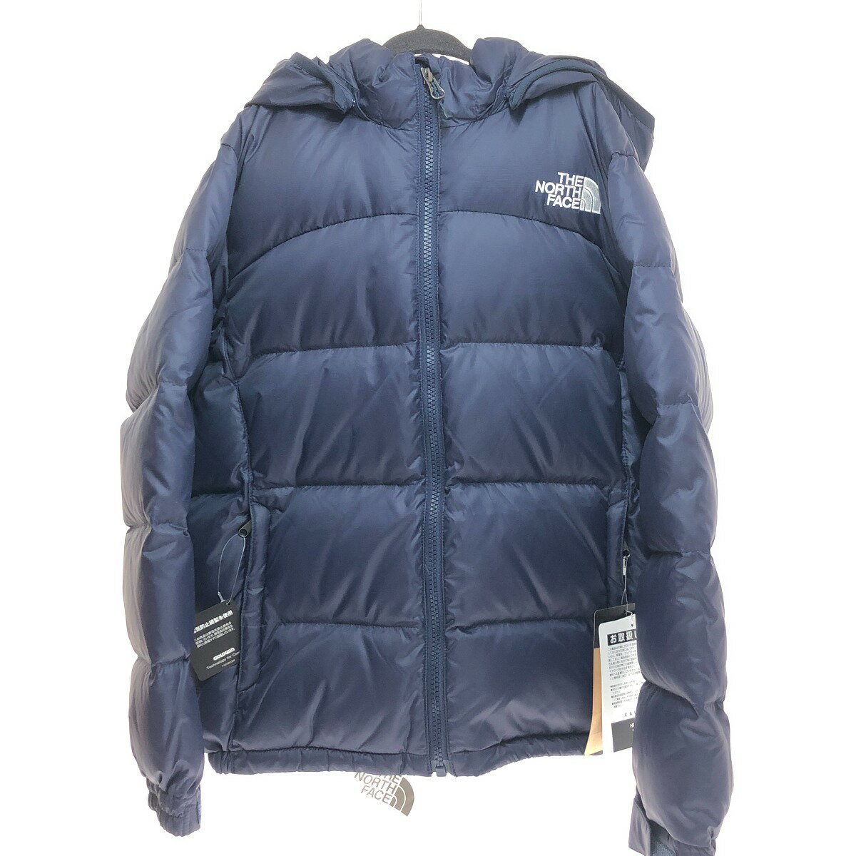 □□【中古】THE NORTH FACE ザノースフェイス アコンカグアフーディ　140サイズ NDJ92259 ネイビー Aランク