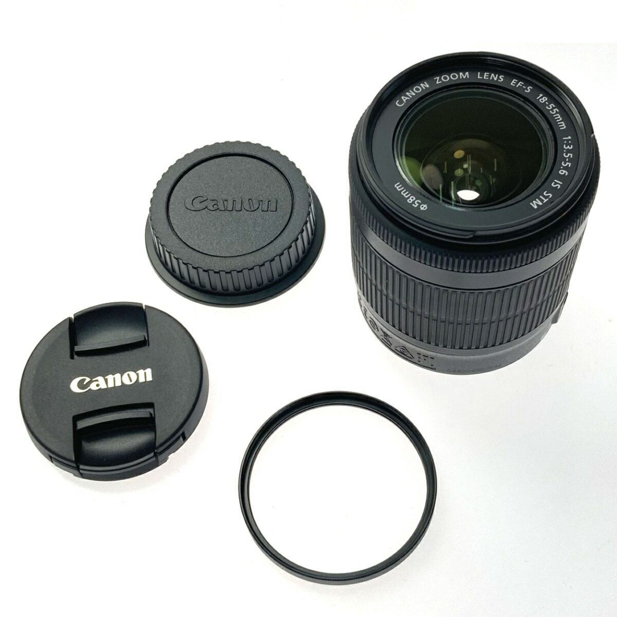 ☆☆【中古】CANON キャノン ズームレンズ EF-S 18-55mm 1:3.5-5.6 IS STM 交換レンズ Bランク