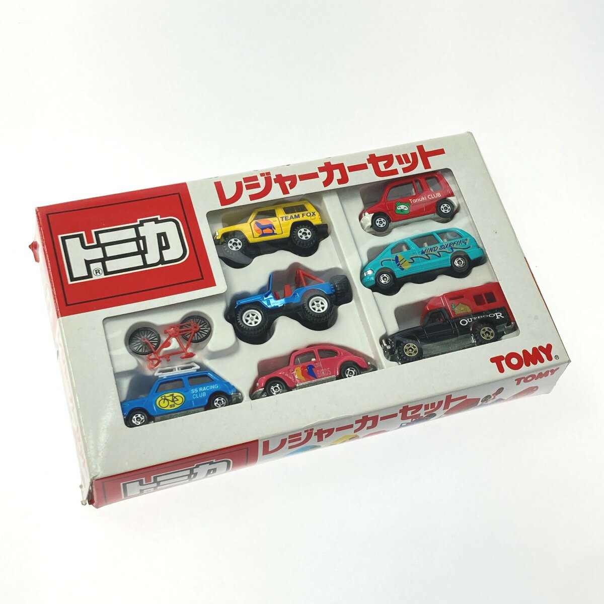 ☆☆【中古】トミカ TOMICA ミニカー レジャーカーセット 7台セット TOMY トミー Bランク