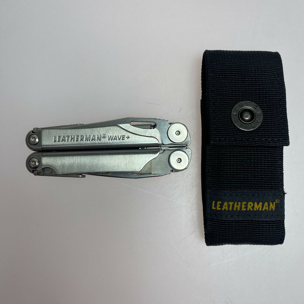 ωω【中古】LEATHERMAN アウトドア アウトドア雑貨 マルチツール WAVE+　キャンプ　登山 Cランク