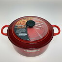 ◎◎【中古】LE CREUSET ルクルーゼ ココットロンド 22cm 3.4L レッド Bランク