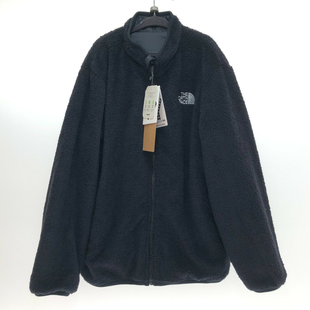 【中古】THE NORTH FACE ザノースフェイス リバーシブルコージージャケット 140cm NYJ82244 ブラック Aランク