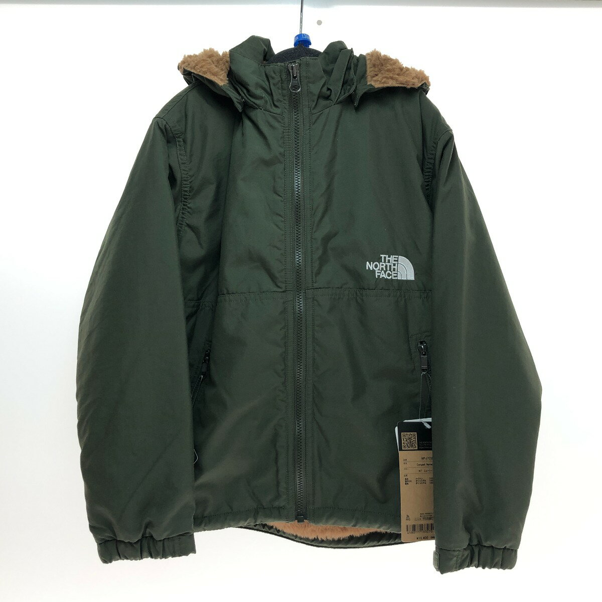 【中古】THE NORTH FACE ザノースフェイス コンパクトノマドジャケット 130cm NPJ72257 ニュートープ Aランク