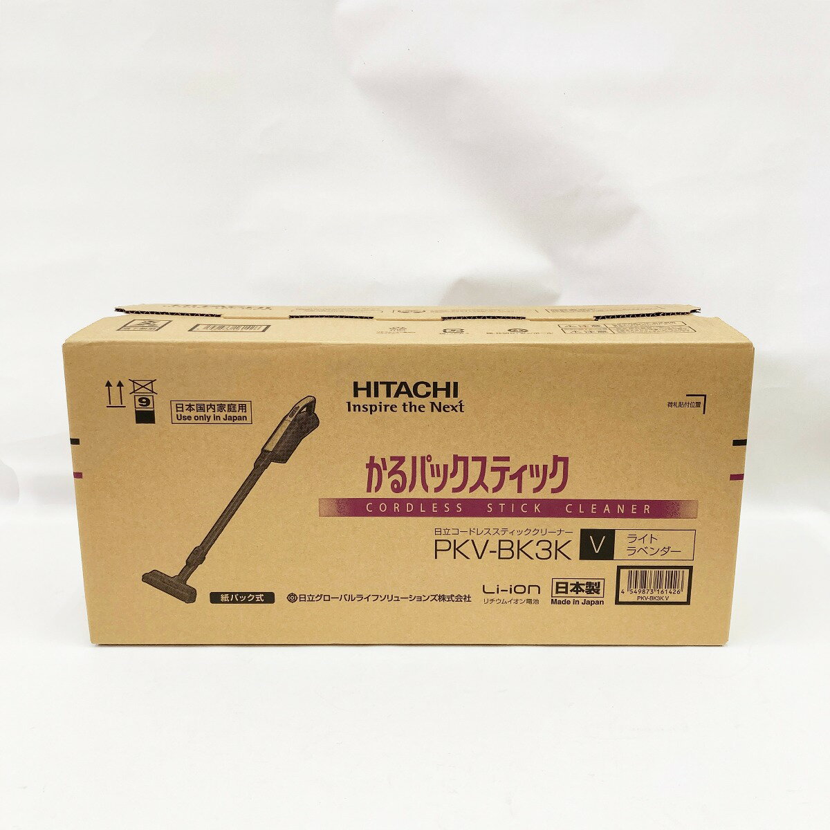 〇〇【中古】HITACHI 日立 かるパックスティック コードレススティッククリーナー PKV-BK3K 未使用品 Sランク