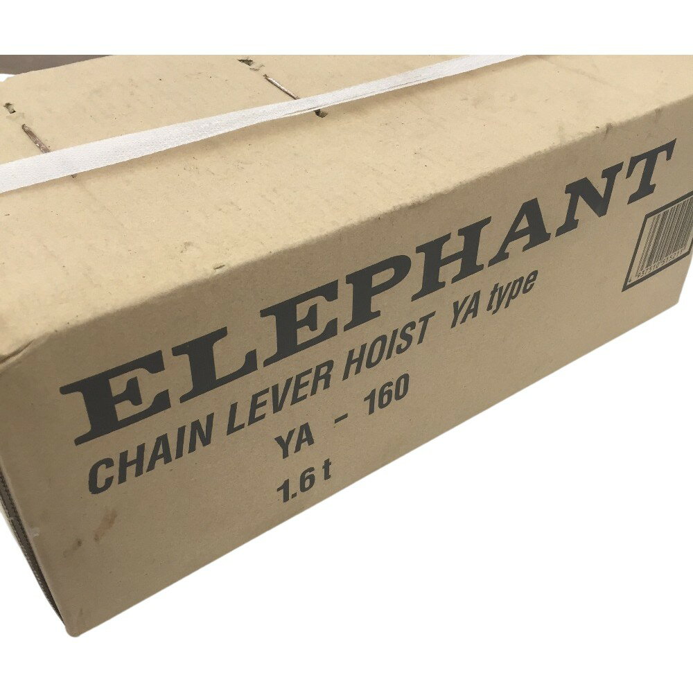 △△【中古】ZOJIRUSHI CORPORATION 象印 ELEPHANT　チェーンレバーホイスト 1.6t　レバーブロック YA-160 Sランク