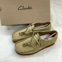 ♪♪【中古】CLARKS クラークス ユニセックス メンズ レディース ワラビーシューズ SIZE 25cm ベージュ Aランク