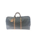 ▼▼【中古】LOUIS VUITTON ルイヴィトン ユニセックス ボストンバッグ モノグラム キーポル55 M41424 ブラウン Bランク