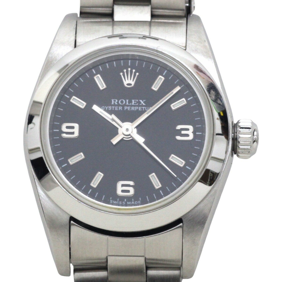 $$【中古】ROLEX ロレックス パーペチュアル レディース 自動巻き 腕時計 76080 Bランク