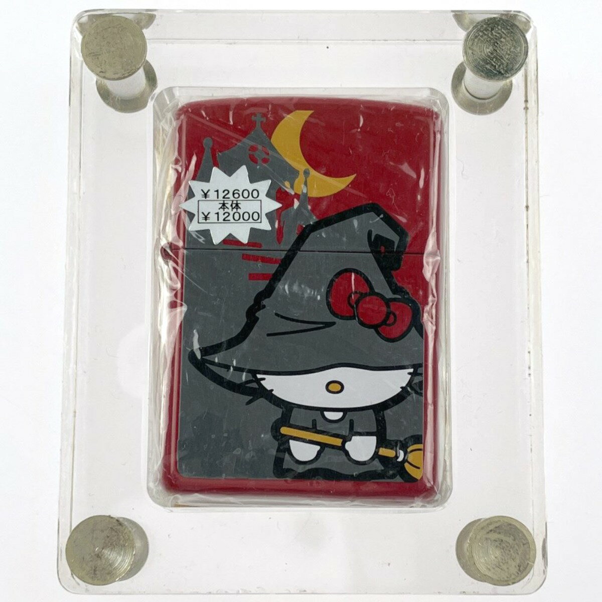 ▽▽【中古】 ZIPPO ハローキティ 魔女デザイン シリアル50番台 ジッポー Bランク