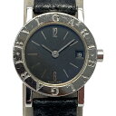 ☆☆【中古】BVLGARI ブルガリ ブルガリブルガリ デイト BB23SLD ブラック文字盤 クォーツ レディース 腕時計 Cランク(2)