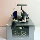 ★★【中古】SHIMANO シマノ ツインパワー 8000 スピニングリール 箱付き SC69P082 Bランク