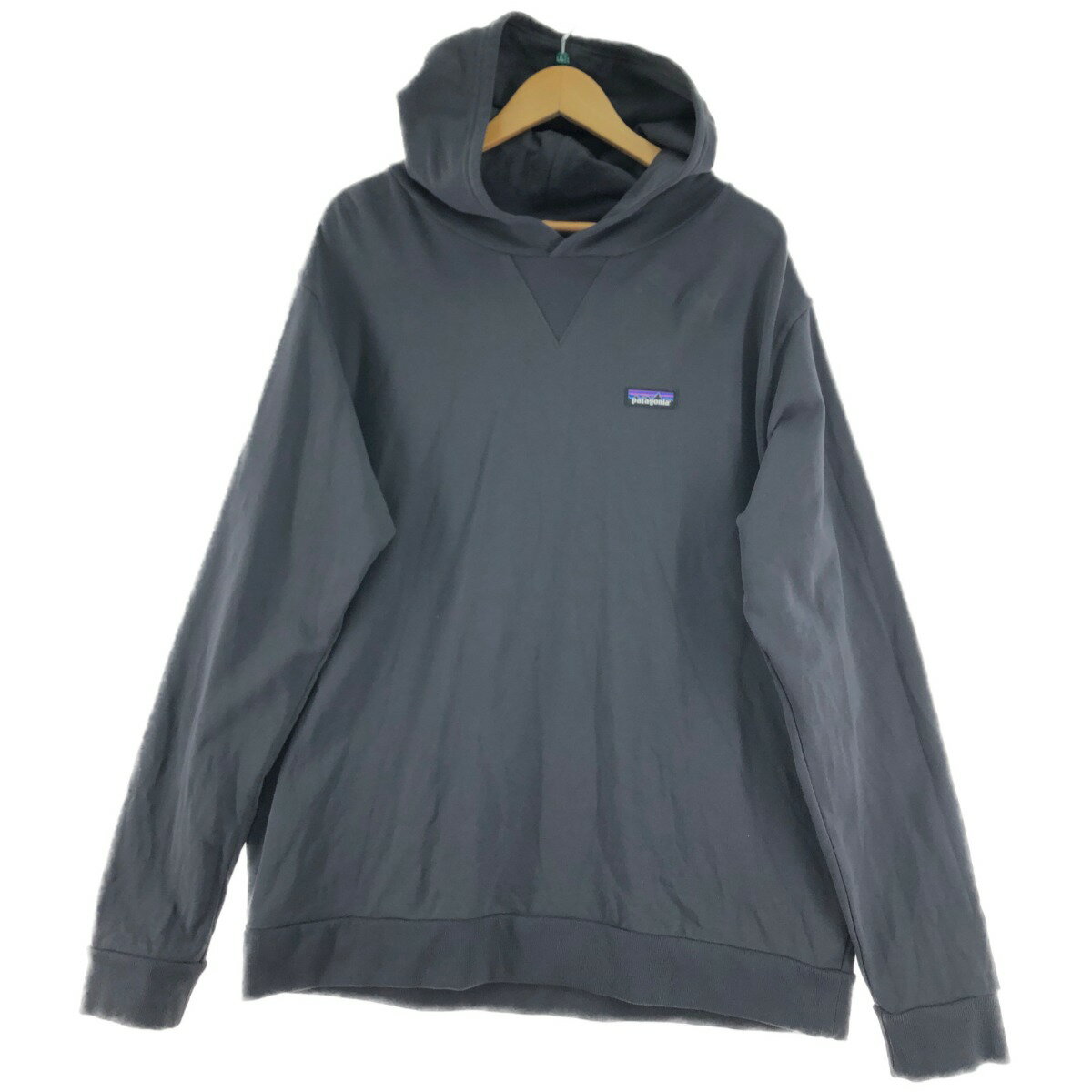 ▼▼【中古】Patagonia パタゴニア メンズ パーカー コットン フーディー スウェット XL 26330 ブラック Bランク