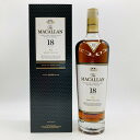 ◎◎【中古】The MACALLAN マッカラン MACALLAN マッカラン 18年 700ml 43% シェリーオークカスク Nランク 未開栓