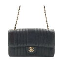 〇〇【中古】CHANEL シャネル キャビア スキン マドモアゼル チェーンショルダーバッグ ブラック Cランク