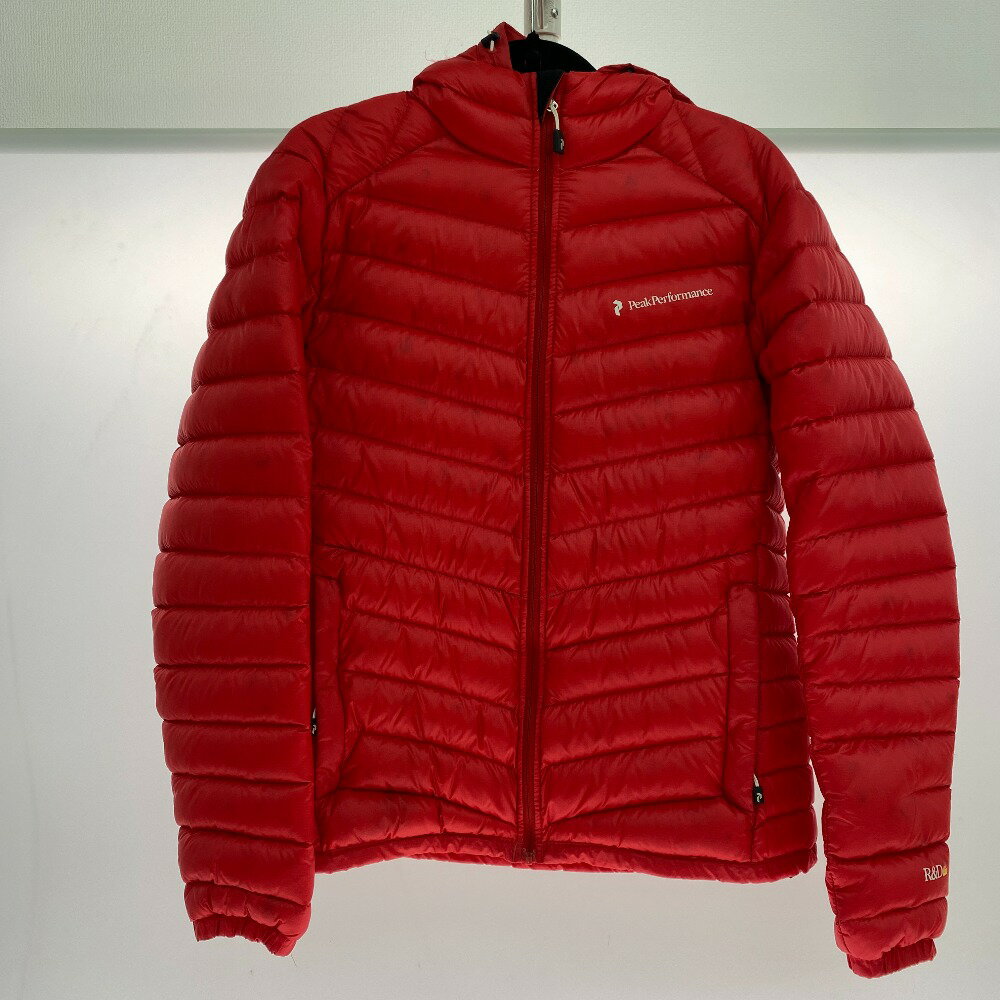 ωω【中古】Peak Performance ピークパフォーマンス メンズ ダウンジャケット SIZE S Frost Down Jacket レッド Dランク