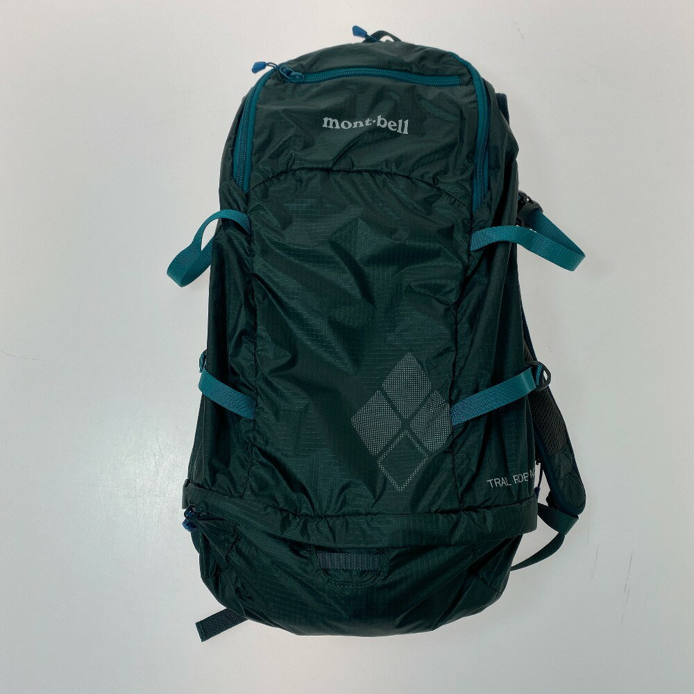 ωω【中古】mont・bell モンベル バッグ リュック トレールライドパック8 未使用品(S) 登山 1130506 ハンバーグリーン Sランク