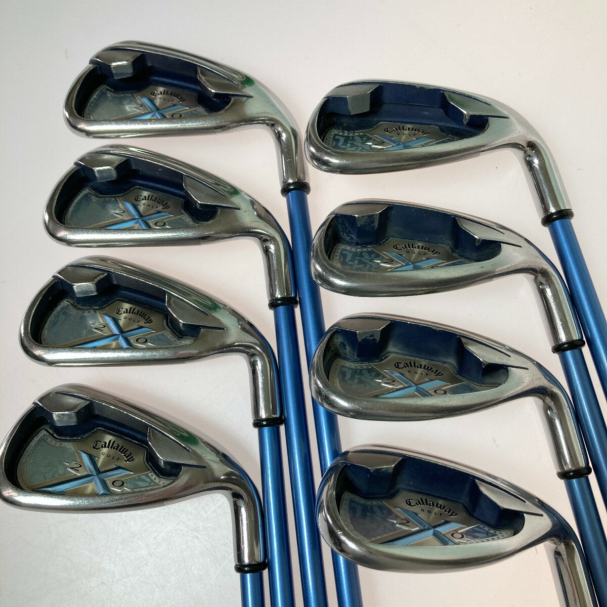 ◎◎【中古】Callaway キャロウェイ X-20 5-9.P.A.S 8本 アイアンセット レディース X SERIES 40i L Cランク