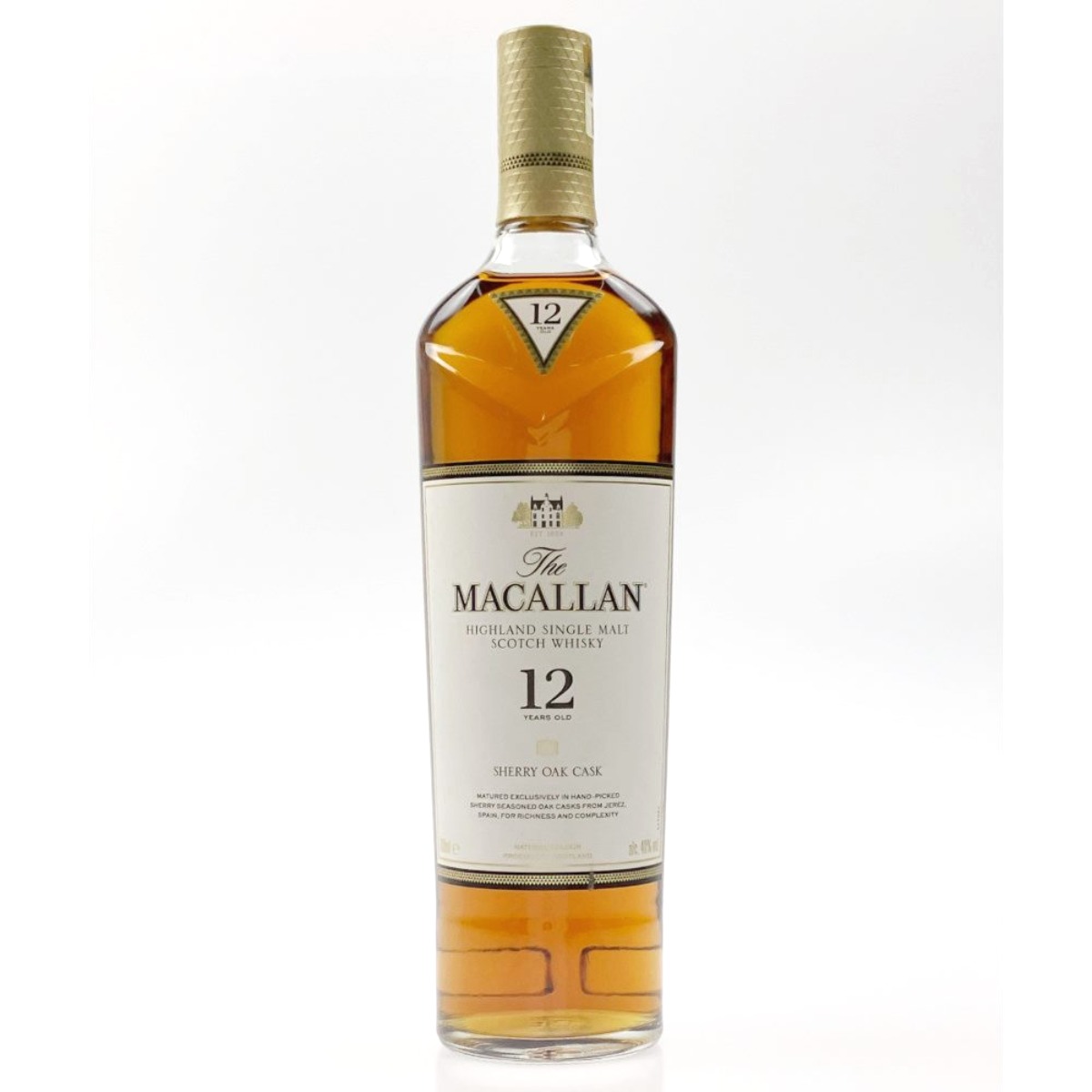 ▽▽【中古】The MACALLAN マッカラン 12年 シェリーオークカスク 700ml Nランク 未開栓