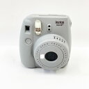 〇〇【中古】FUJIFILM フジフィルム instax mini チェキ cheki インスタントカメラ 8+ グレー Bランク