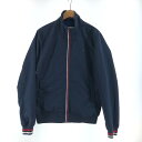 〇〇【中古】TOMMY HILFIGER トミーヒルフィガ メンズ ジャケット ブルゾン サイズS ネイビー Bランク