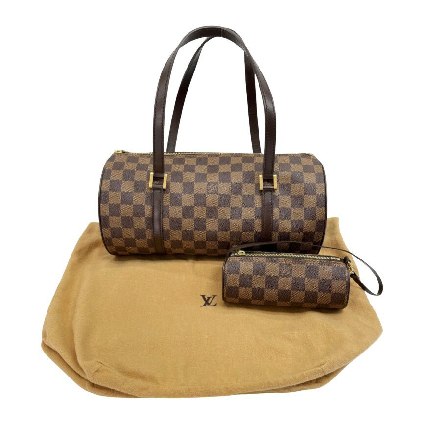 šLOUIS VUITTON 륤ȥ ϥɥХå ߥ ѥԥ30 M51303 ֥饦 A