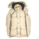 $$【中古】CANADA GOOSE カナダグース BANCROFT／バンクロフト ダウンジャケット 3341JM ベージュ Bランク