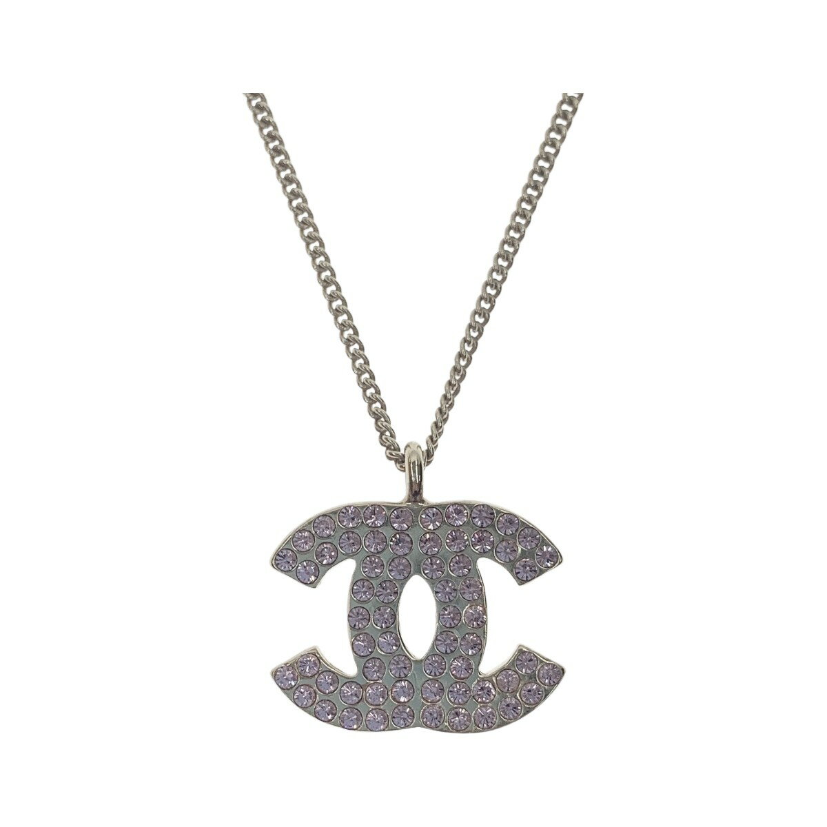 〇〇【中古】CHANEL シャネル ココマーク ラインストーン 02P 刻印 ピンク x ゴールド Bランク