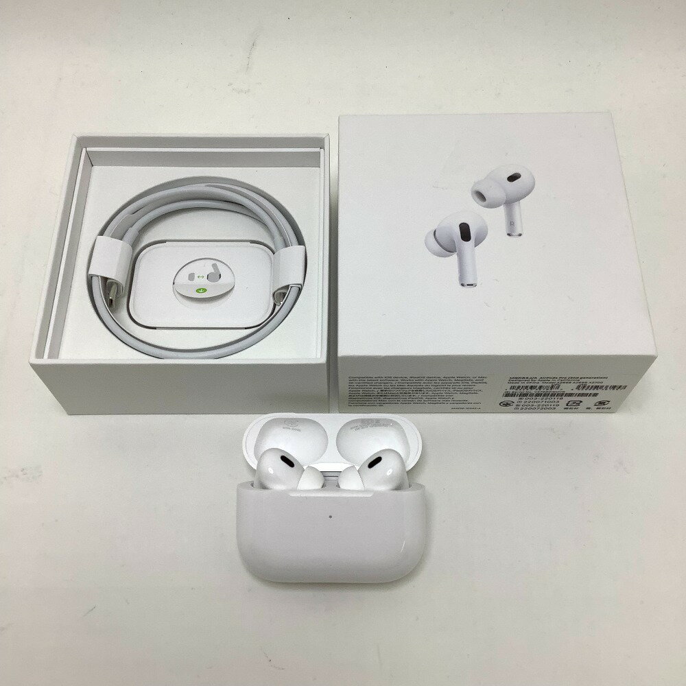 ▲▲【中古】Apple アップル AirPods PRO ワイヤレスイヤホン 第二世代 MQD83J/A Bランク