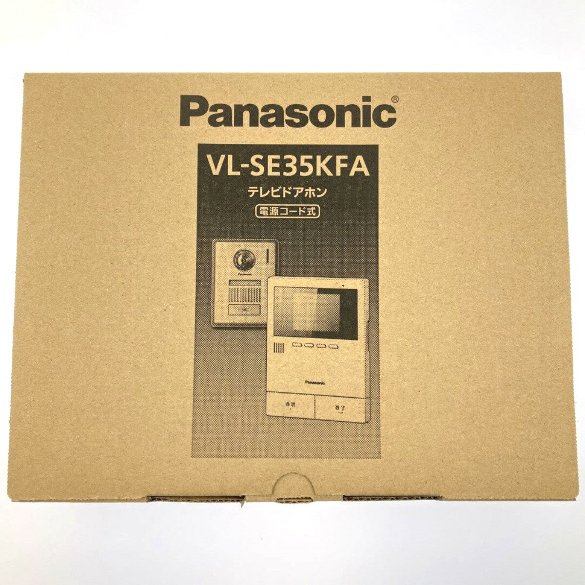 ▽▽【中古】Panasonic パナソニック テレビドアホン 電源コード式 VL-SE35KFA 開封未使用品 Sランク