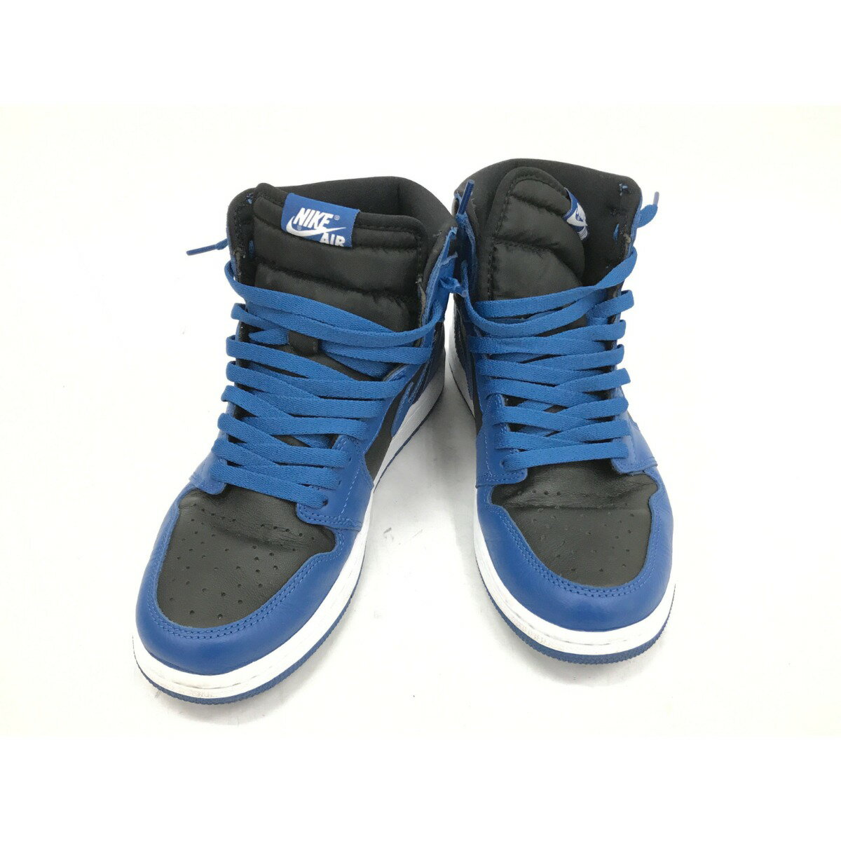 ▼▼【中古】NIKE ナイキ スニーカー AIR JORDAN 1 ダークマリーナブルー27.5cm 555088-404 ブルー Bランク