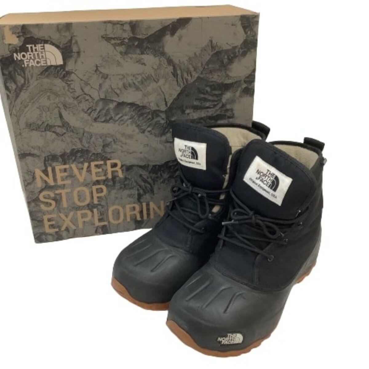 ♪♪【中古】THE NORTH FACE ザノースフェイス スノーブーツ SIZE 24cm レディース NF51860 ブラック Cランク