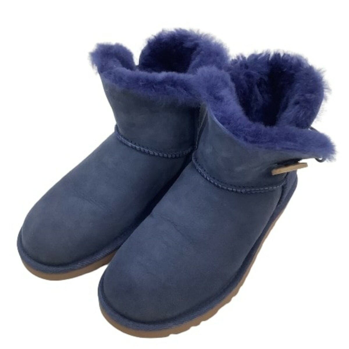 ♪♪【中古】UGG アグ レディース ムートンブーツ SIZE 23cm ブルー Bランク