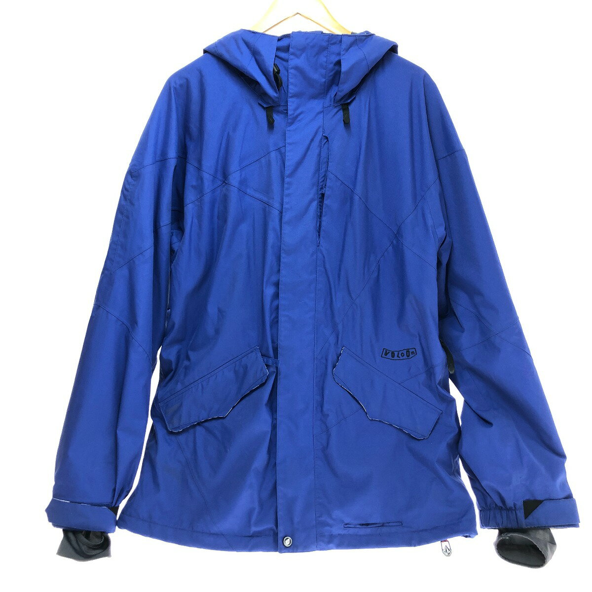 □□【中古】VOLCOM ボルコム スノーボードジャケット Mサイズ G0651106 ブルー Cランク